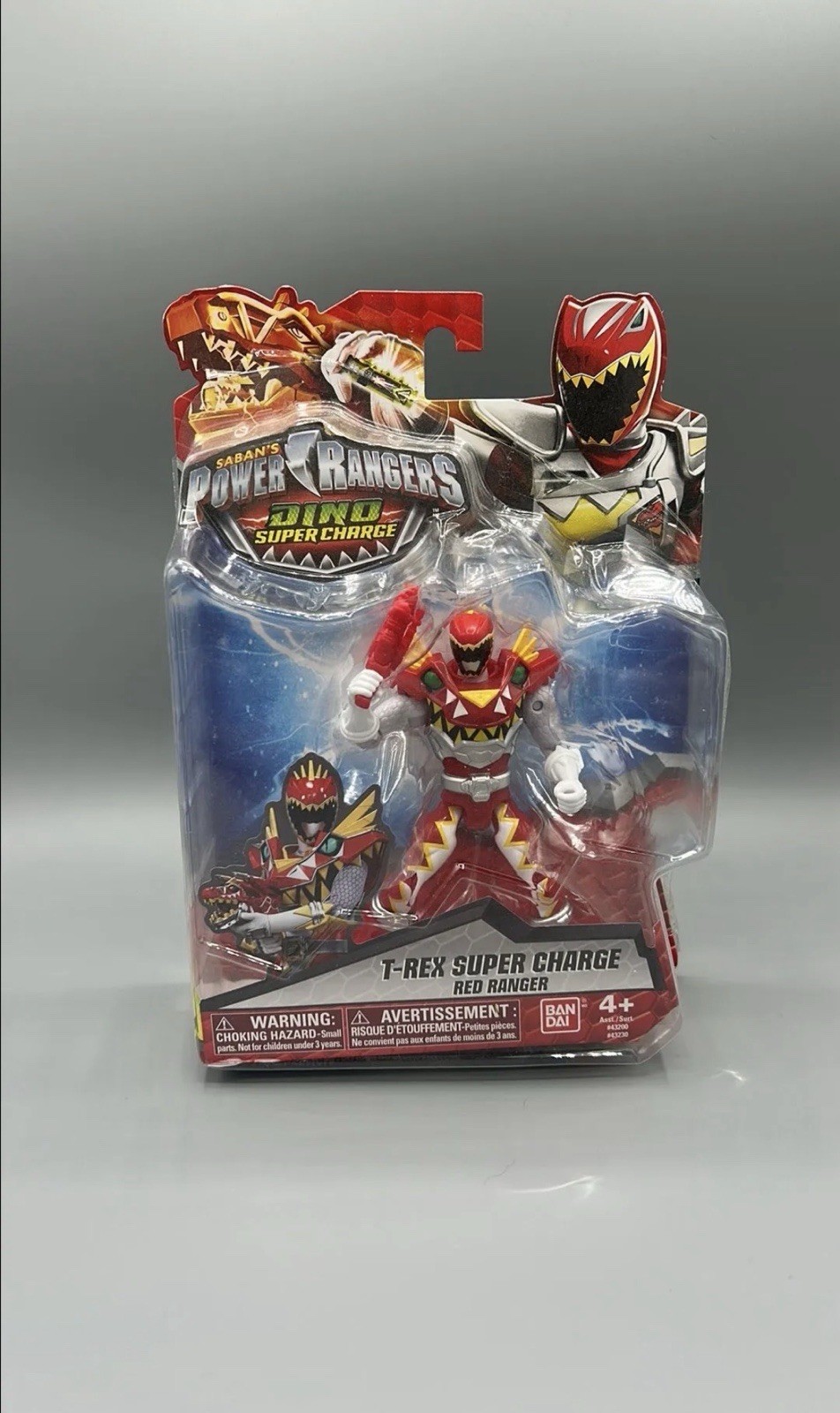 Power Rangers Dino Super Charge T-Rex Super Charge Red Ranger New Sealed