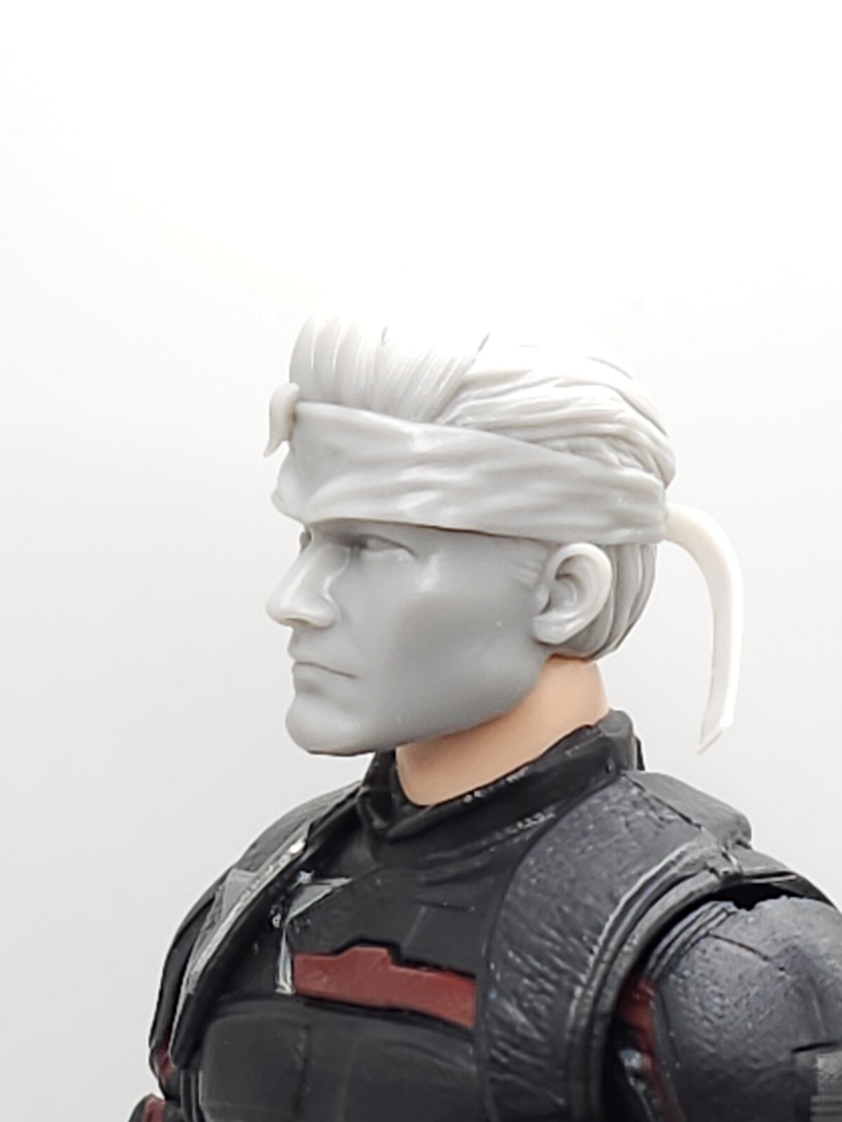 3d Printed SOLID SNAKE HEAD #41 1:12 6&Prime; GI Joe Classified Vietnam STORM SHADOW