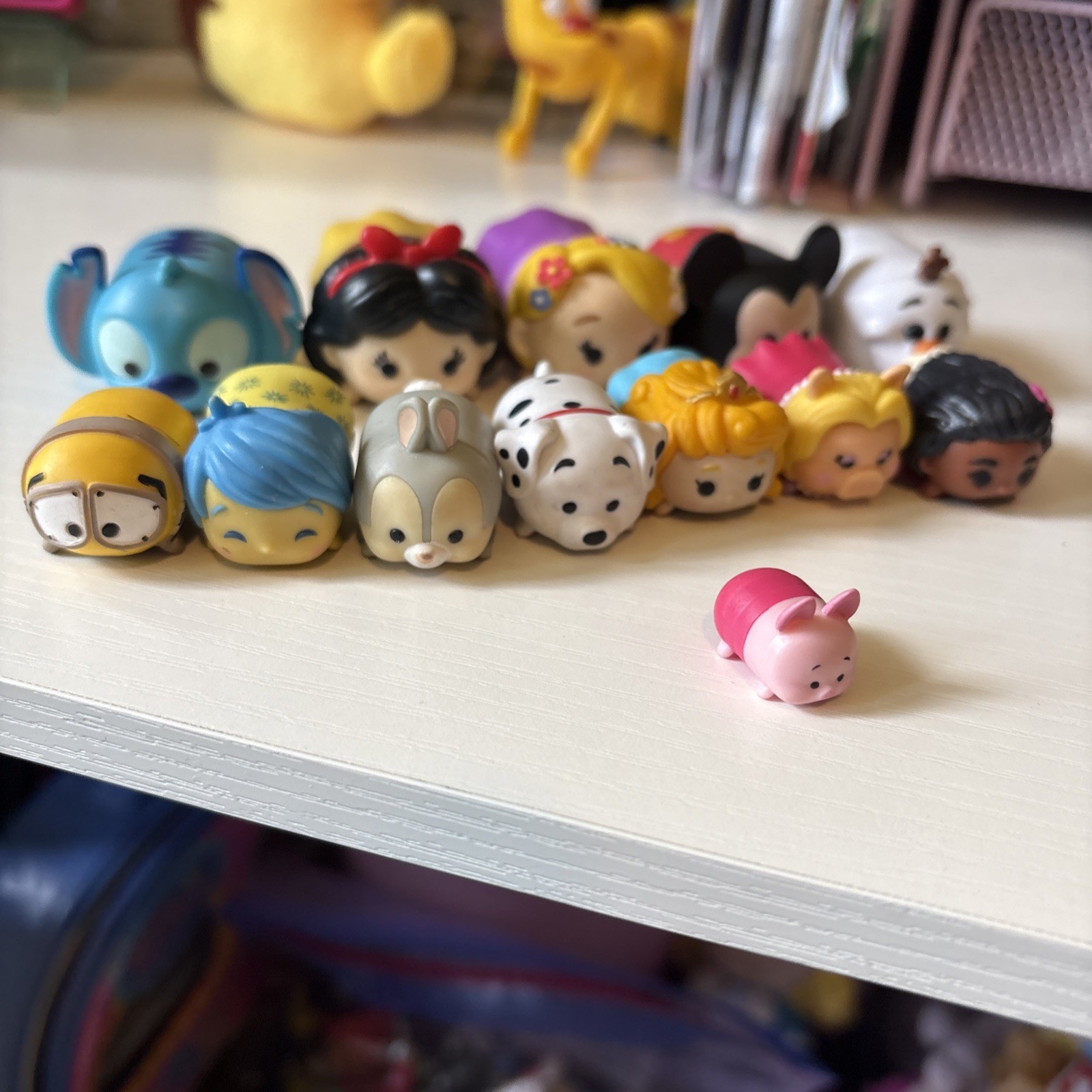 Disney Tsum Tsum Vinyl Figure Lot Of 13 Moana Snow Stitch Etc