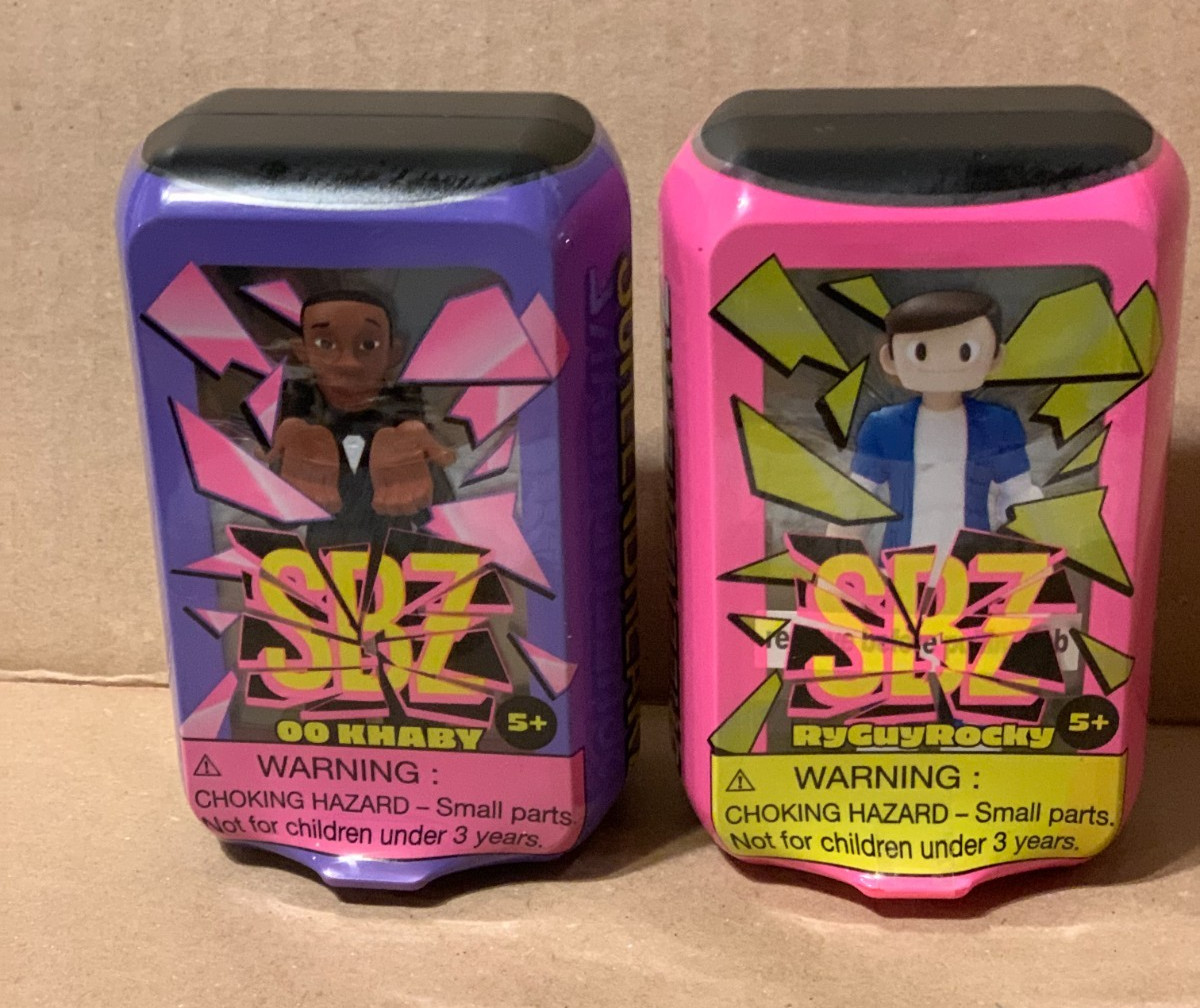 SBZ SCREEN BREAKZ RYGUYROCKY & 00 KHABY COLLECTIBLE FIGURINES NEW