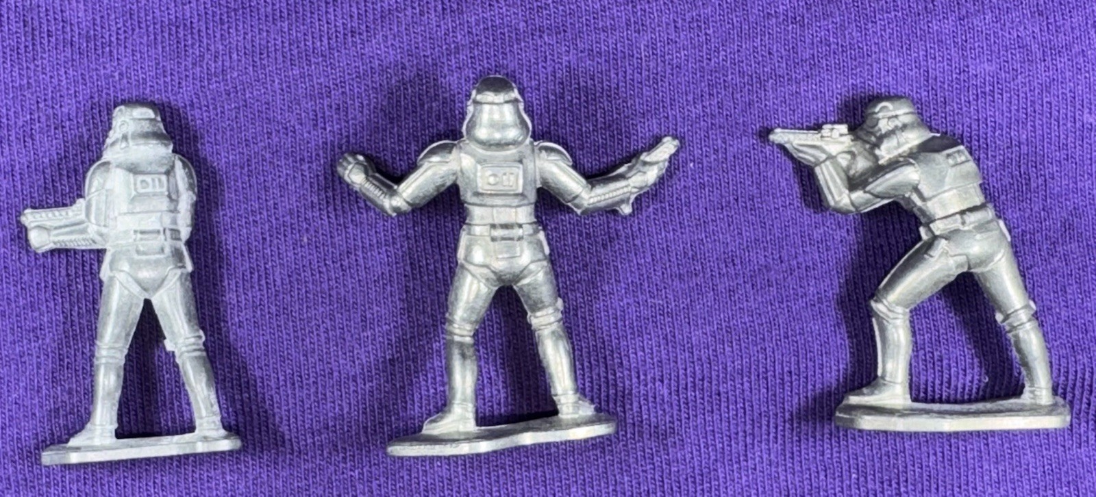 Star Wars 1982 Stormtrooper Micro Collection Lot Unpainted Die-Cast Metal Kenner