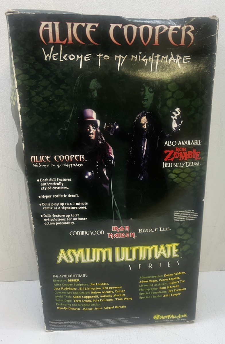 Alice Cooper – 18&Prime; Asylum Ultimate figure « Welcome to my Nightmare »
