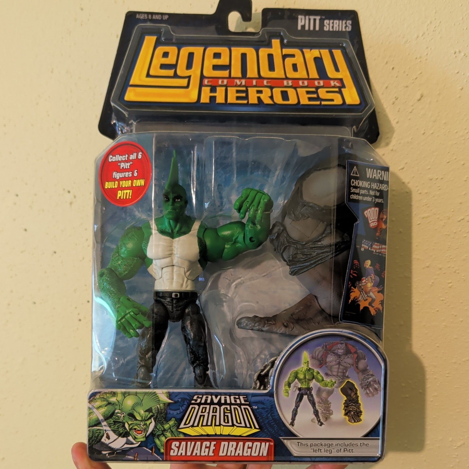 Legendary Comic Book Heroes Savage Dragon Action Figure PITT Series Marvel Toys