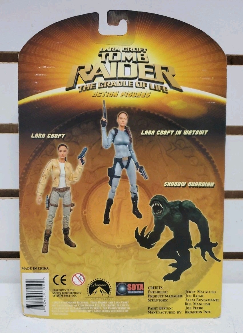 2003 Tomb Raider: The Cradle of Life – Lara Croft Action Figure – Brand New