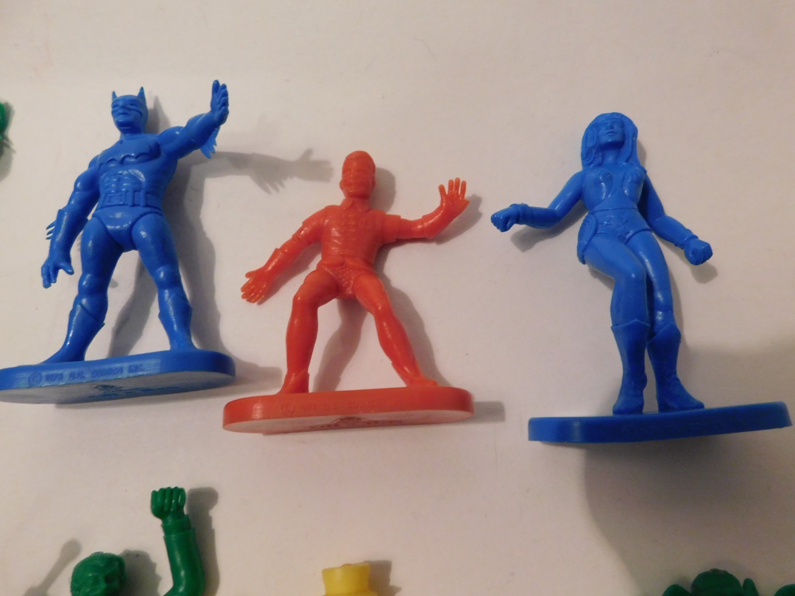 DC Comic Book Figures Brazil Gulliver 1978 Batman Joker Superman Batgirl Lot 10