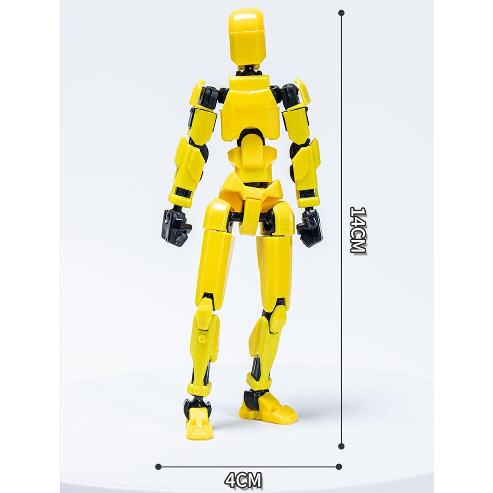5PCS Assembly Completed T13 Action Figure 3D Printed Multi-Jointed Movable,Lucky