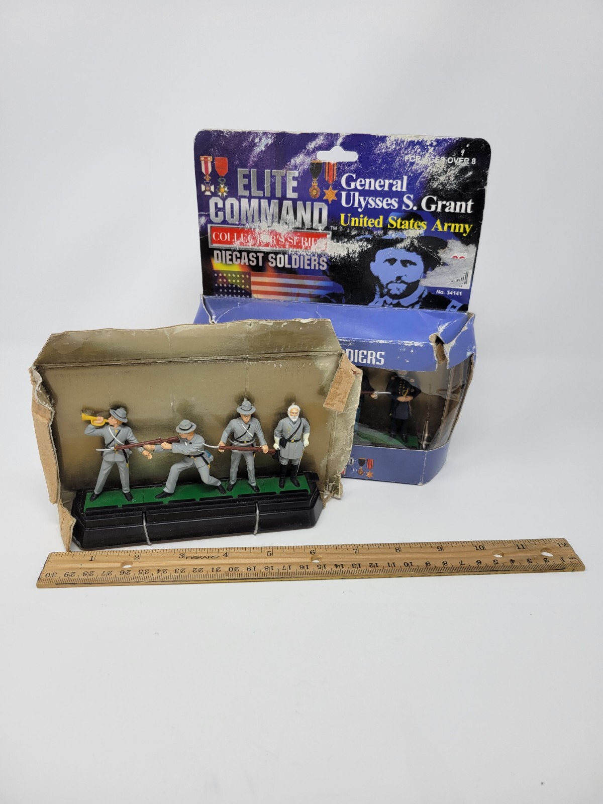 Diecast Soldiers Elite Comm Robert E. Lee Ulysses Grant CSA Union Army Set Of 2