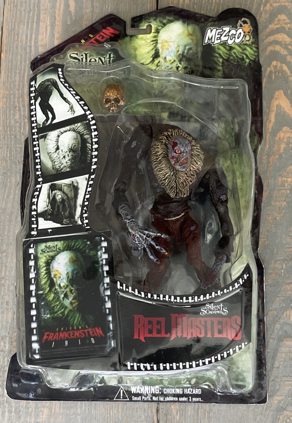 Silent Screamers Reel Masters Edison&rsquo;s Frankenstein 1910 Action Figure Mezco