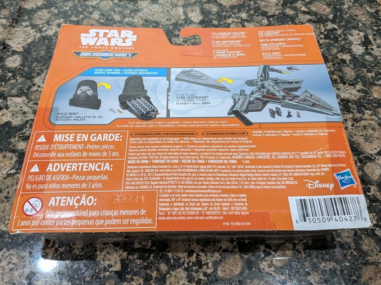 Micro Machines Star Wars Force Awakens Gold Series Battle for Jakku – Open Box