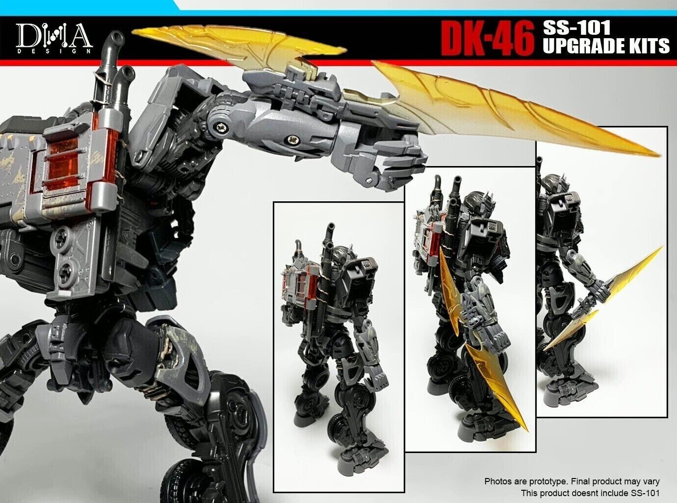 DNA DK-46 Upgrade Kit For Transformers Studio Series SS-101 Scourge With Bonus