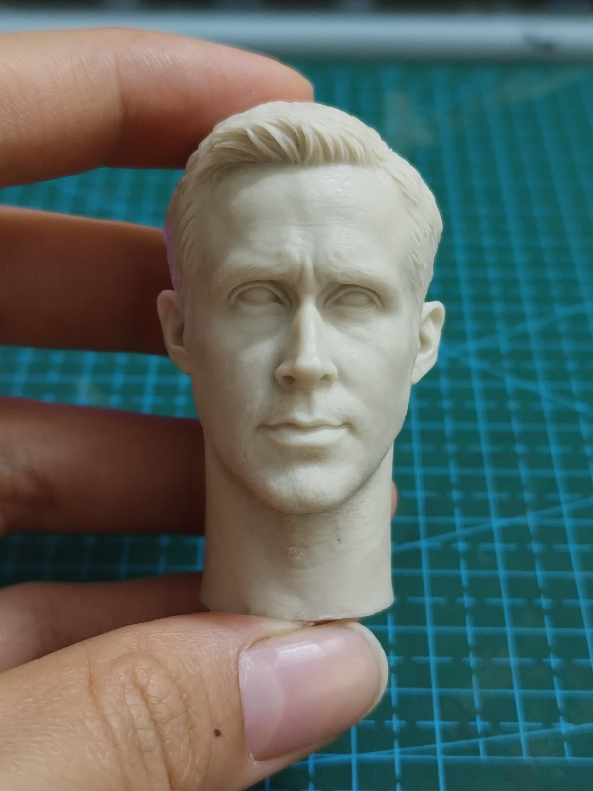1/6 1/12 1/18 Ryan Gosling Head Sculpt Carved For Male Action Figure Body Toys