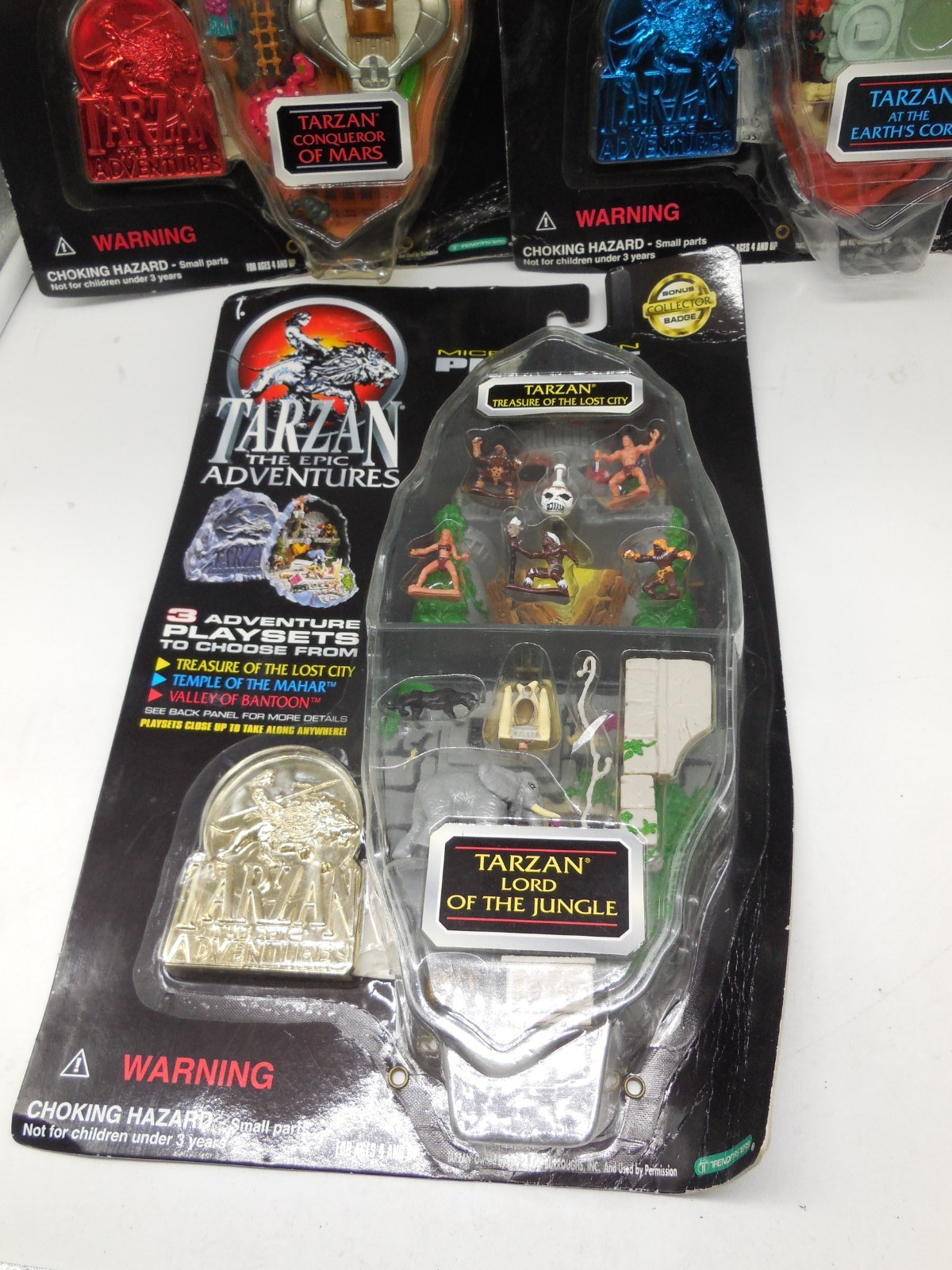 E1 Tarzan Epic Adventures Micro Action Playset Lost City Temple Mahar Bantoon