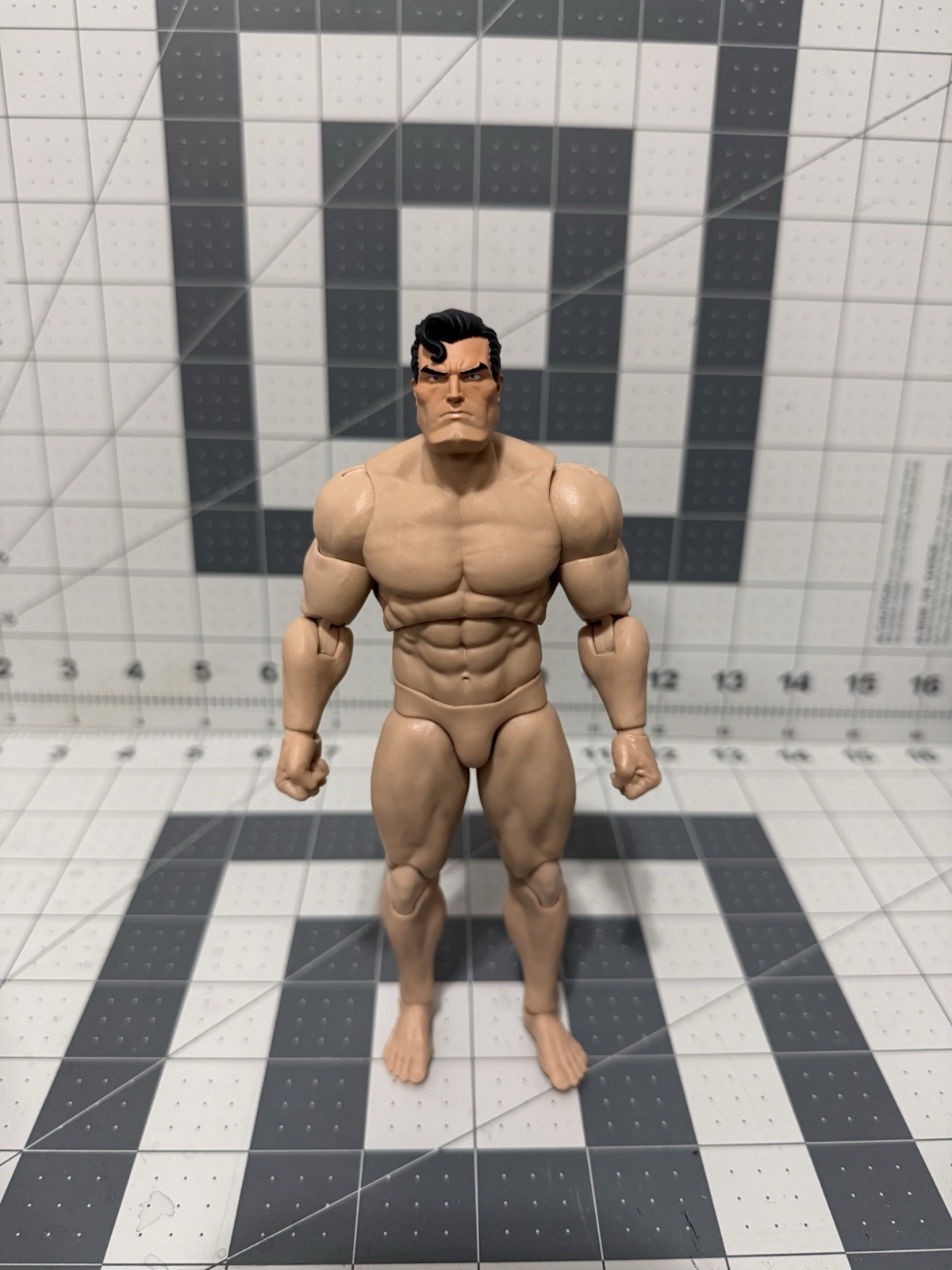 3D Printed – PAINTED 1/12 Superman Comic NORMAL Headsculpt ADAM Body Scale