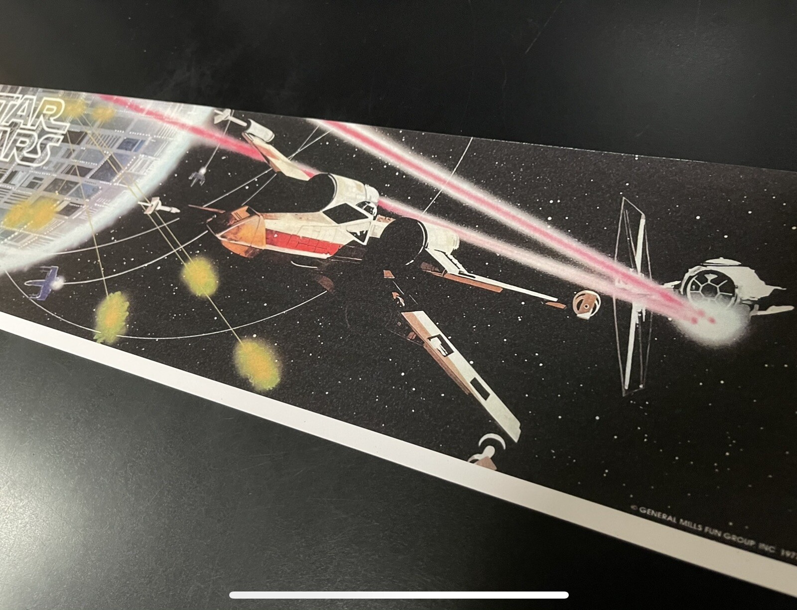 STAR WARS First 12 Mail Away Display Stand Replacement Background *Reproduction