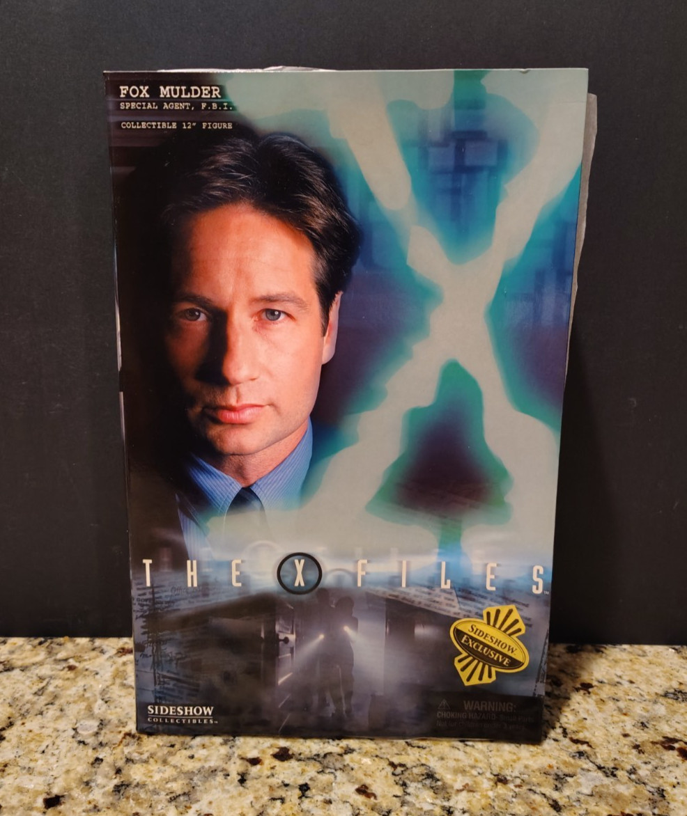 Fox Mulder 12&Prime; 1/6 THE X-FILES Sideshow Collectibles MIB NEW Exclusive