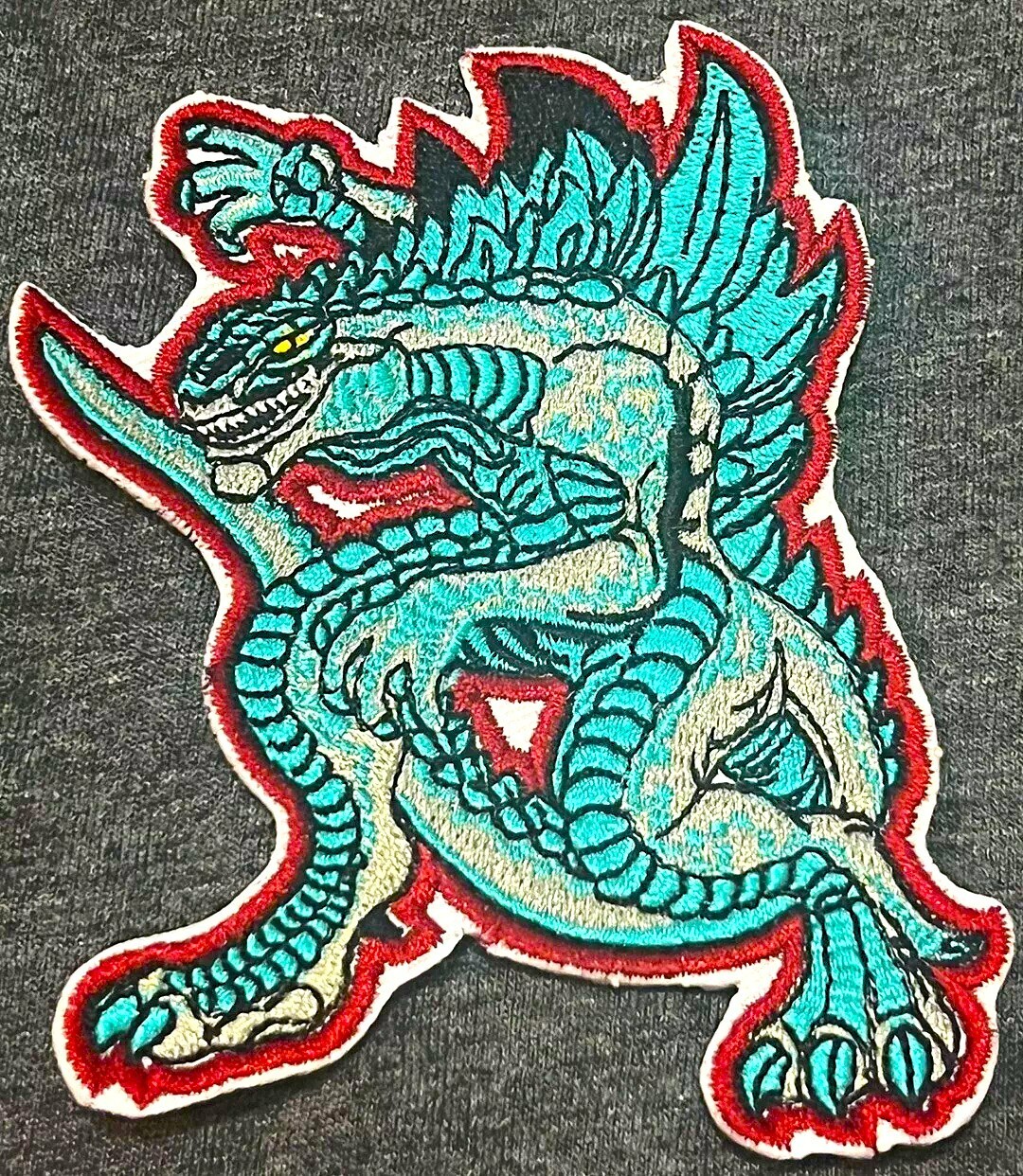 ZILLA 4&Prime; Embroidered figure PATCH action Monsterverse GODZILLA 2000 1998 nyc