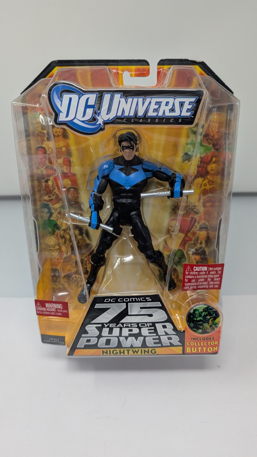 DC Universe DC Comics 75 Years of Super Power Nightwing (Damaged Bubble)