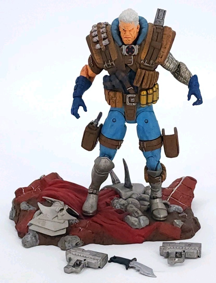 MARVEL Diamond Select X Men CABLE Deluxe 7&Prime; Action Figure Used