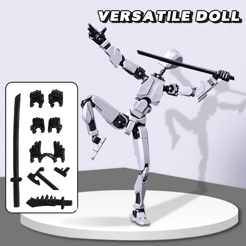 Dummy 13 Multi-Jointed Movable Shapeshift Robot 3D Printed Mannequin Action Figu