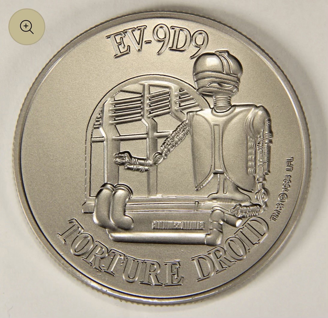 Custom Star Wars COIN POTF DROIDS Smith Lord Stan Solo REPRO Han Leia Luke Boba