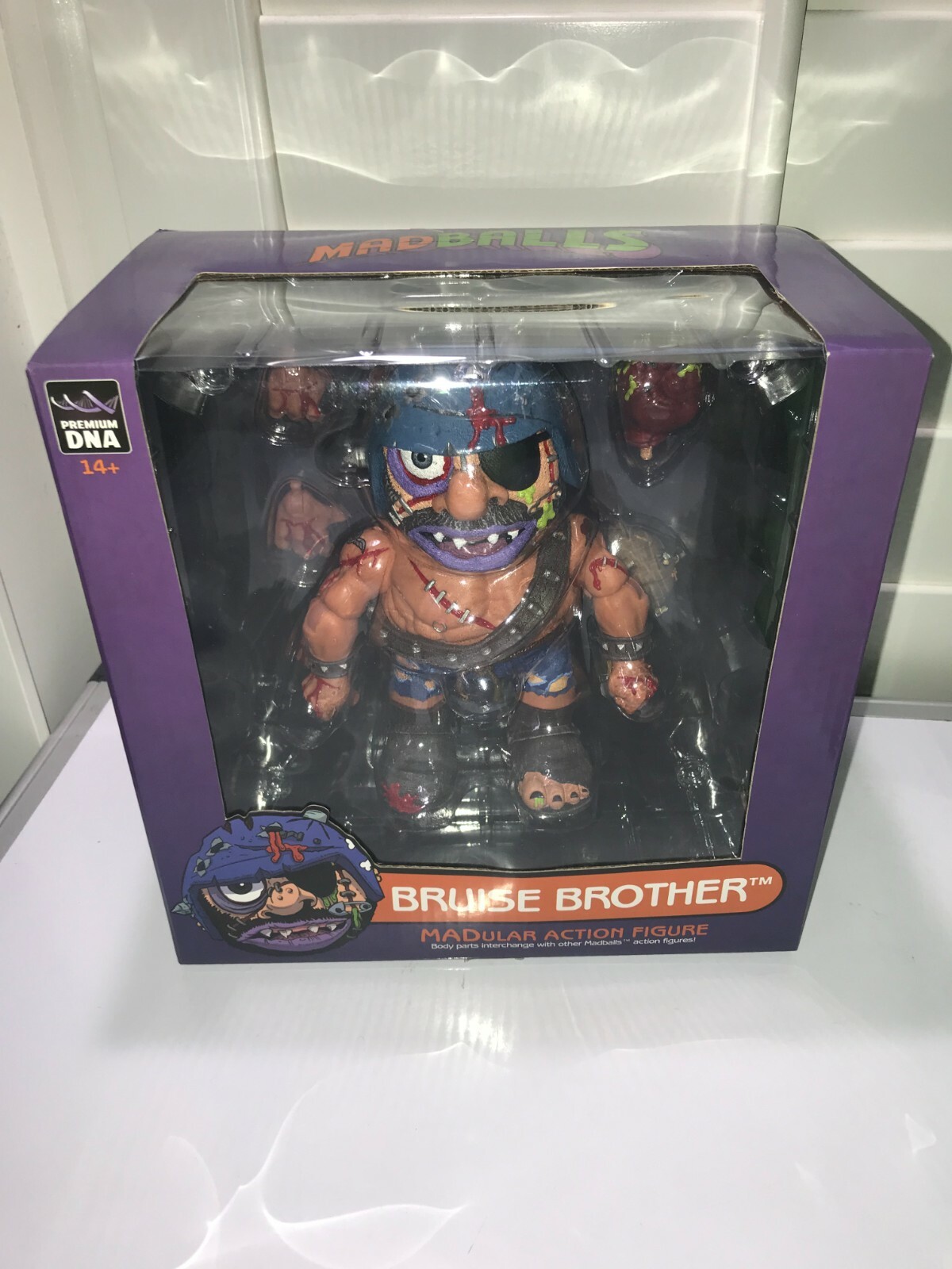 MADBALLS Premium DNA wave 1 BRUISE BROTHER 6&Prime; Action Figure