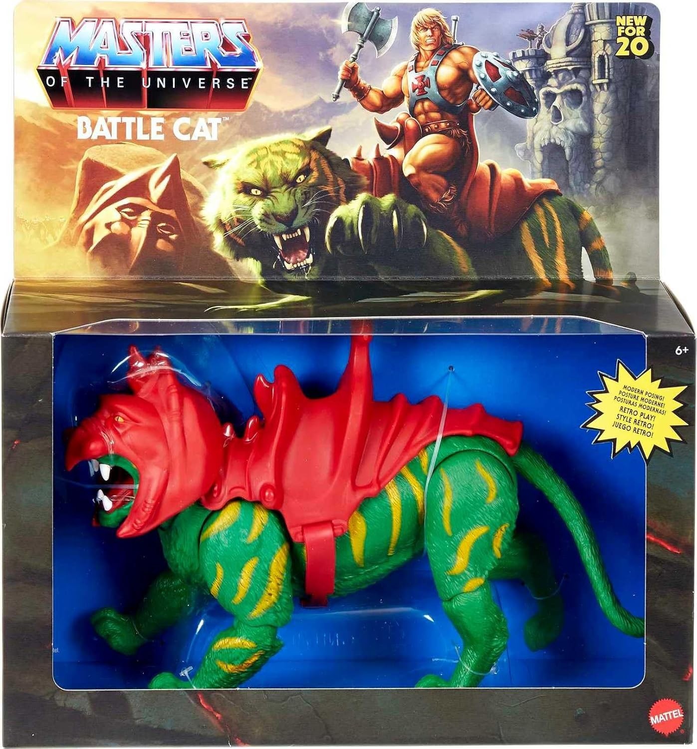 Masters of the Universe Origins Battle Cat 6.75-in Action Figure