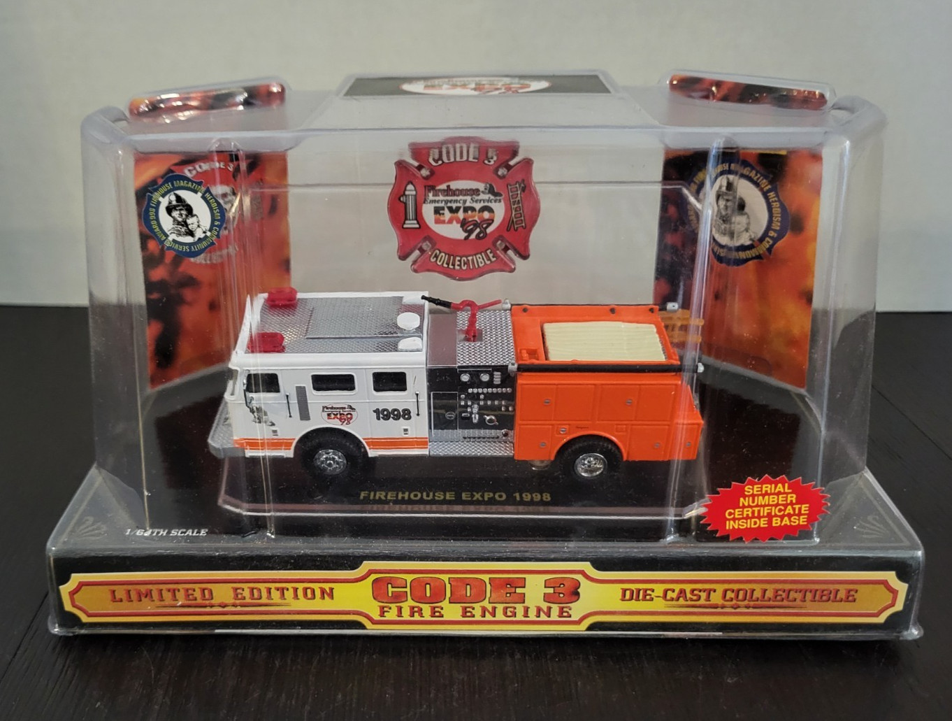Firehouse Emergency Services Expo 1998 Limited Edition CODE 3 Die Cast MIB NEW