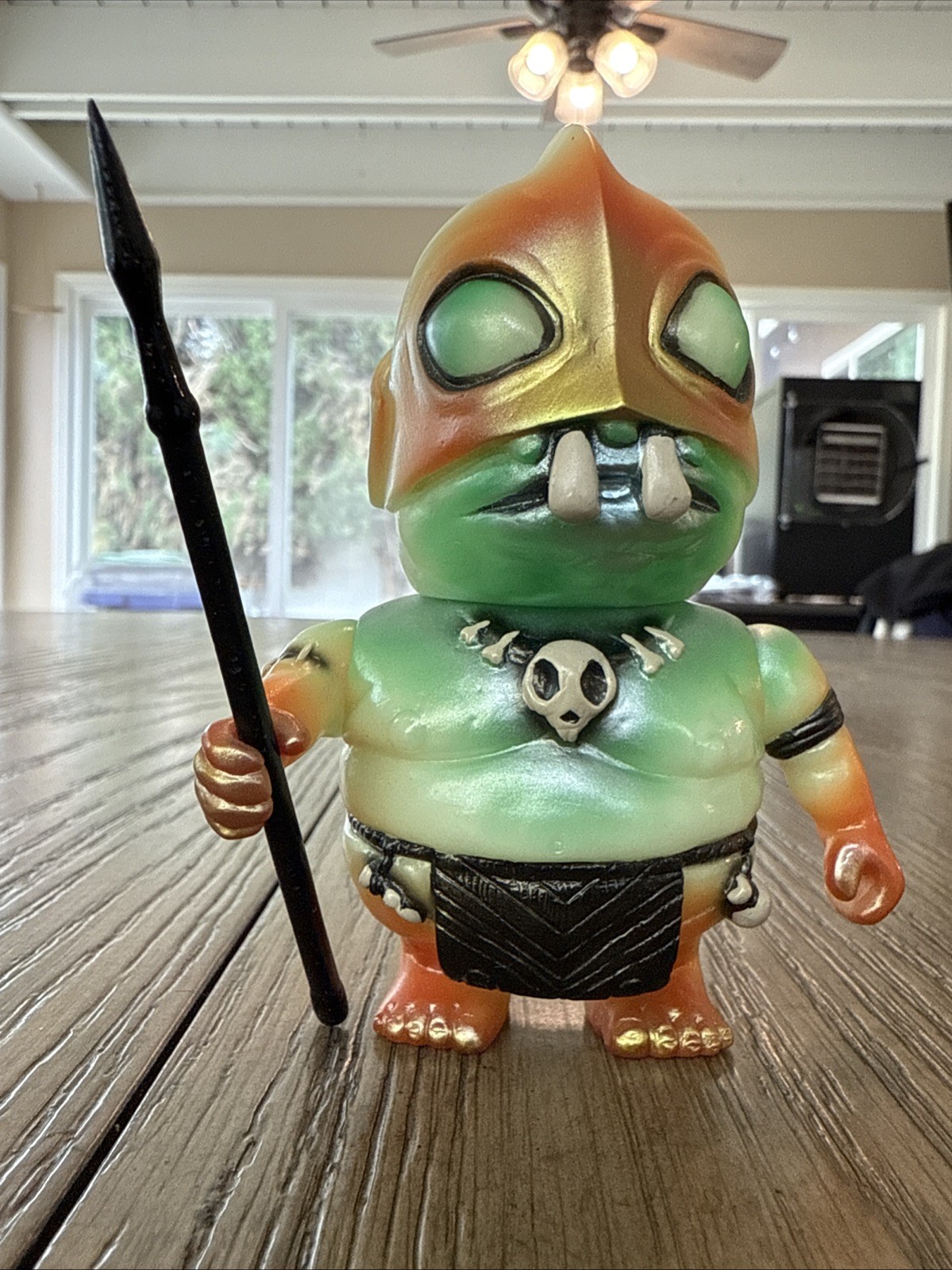 Sofubi Soft Vinyl Atomica Exotica Glowing Head Designer Art Medicom Kaiju Toy