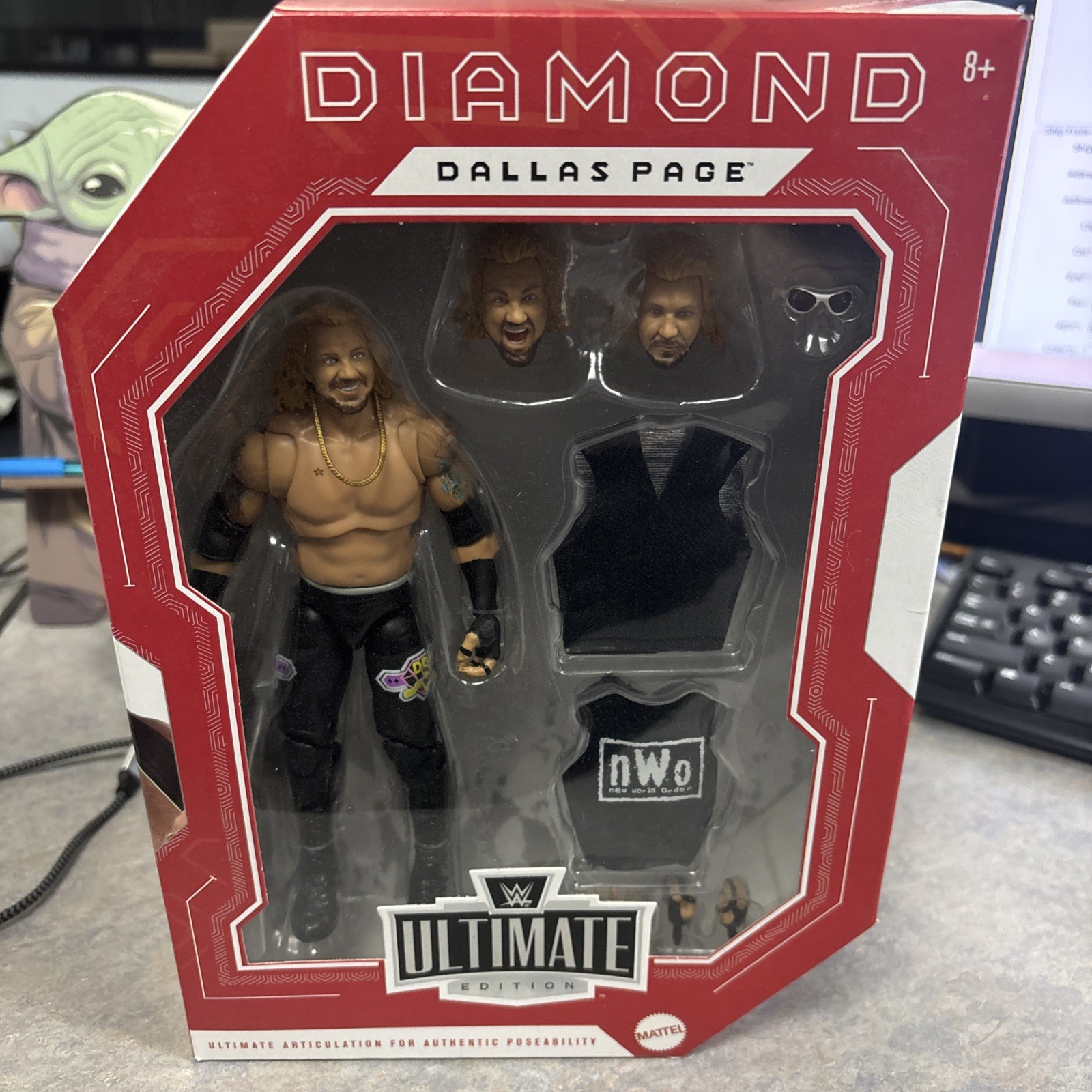WWE Ultimate Edition Monday Night War Diamond Dallas Page NWO Nitro 1/13 Figure
