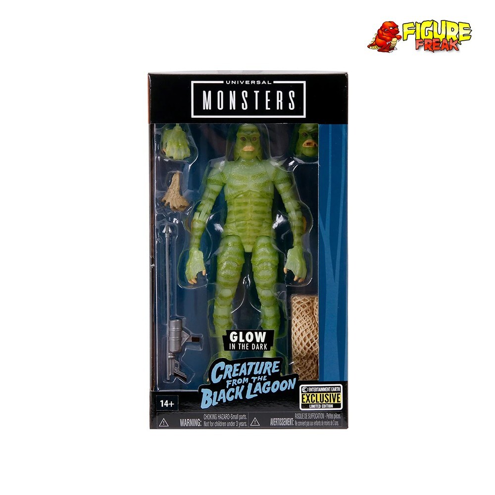 Jada Toys Universal Monsters Creature from Black Lagoon Glow in Dark 6&Prime; Figure