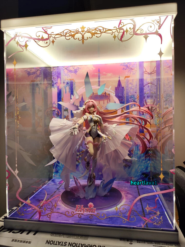 Dustproof Acrylic Display Box Case for Honkai Impact 3 1/7 Elysia Model