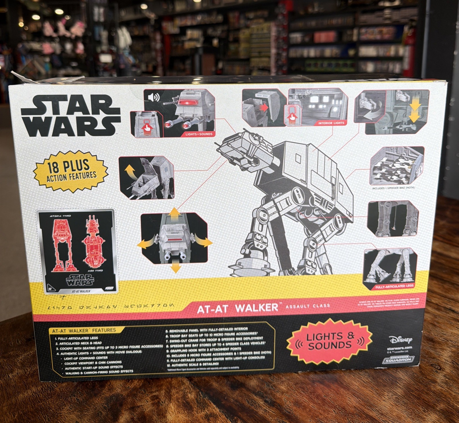 Star Wars Micro Galaxy Squadron Retro AT-AT Jazwares 2025