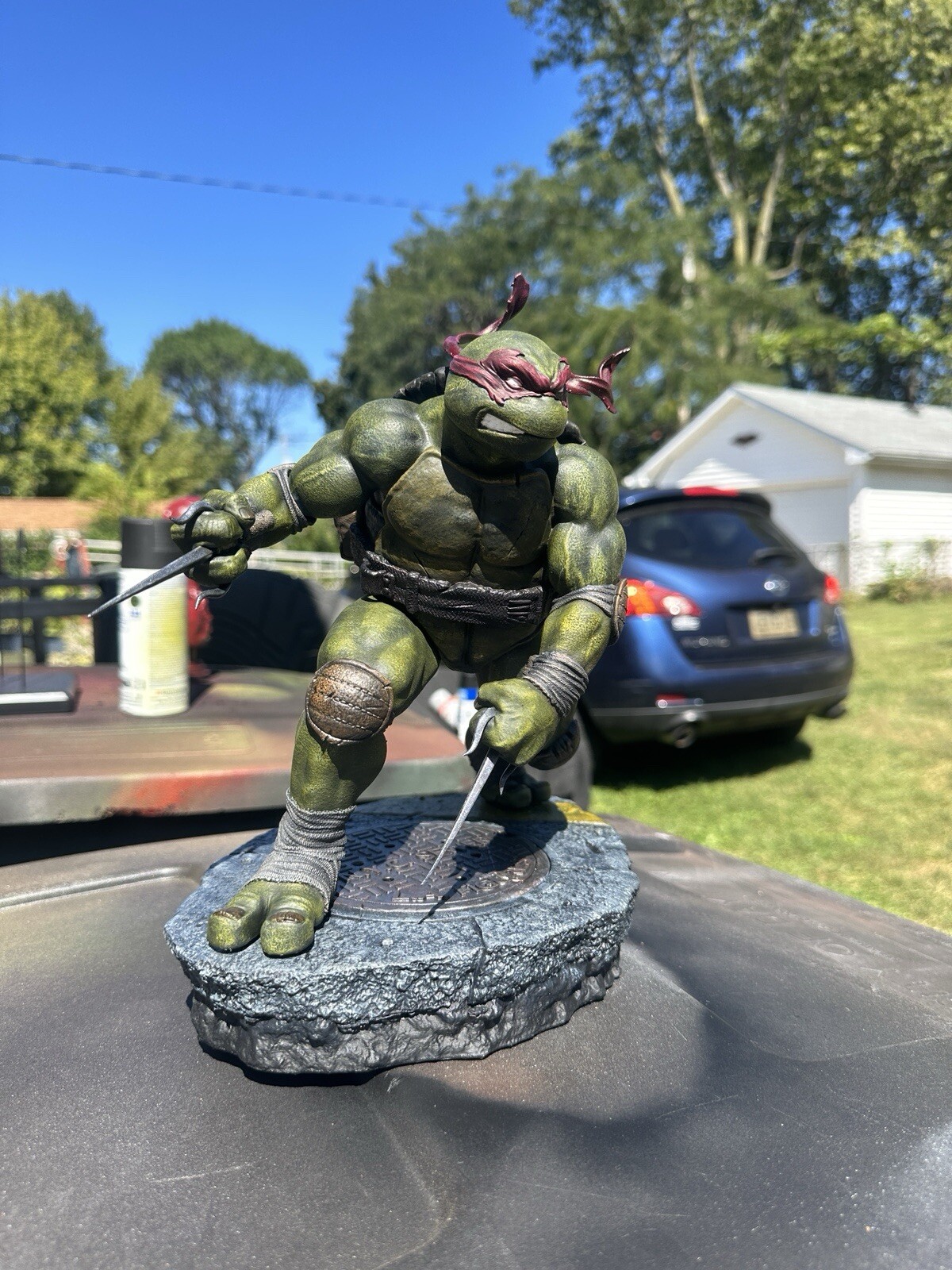1/6 Scale Raphael TMNT statue, Fully Handpainted, Gifts For Him, (MADE TO ORDER)