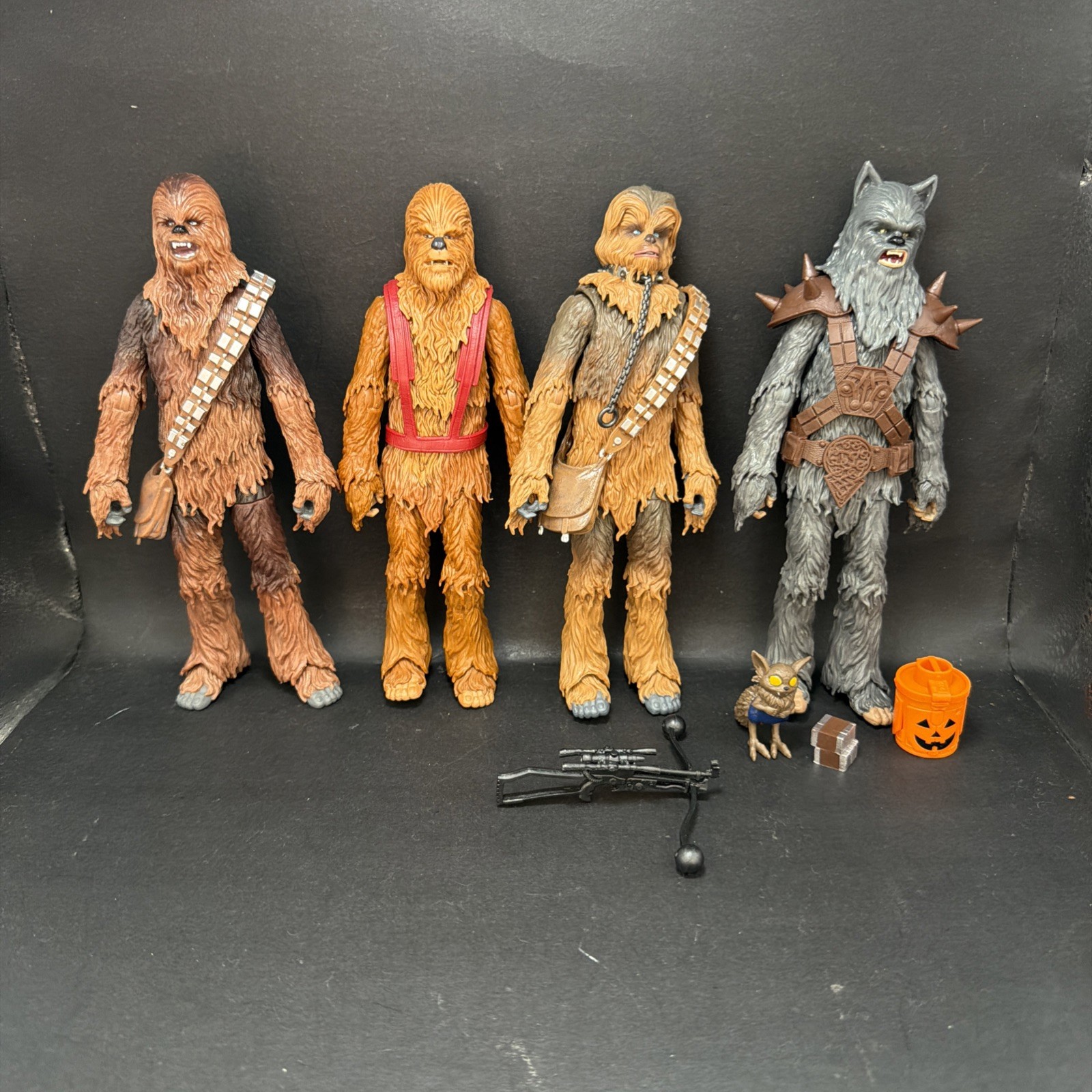 Star Wars Black Series Wookie Lot Of 4 Chewbacca And Others