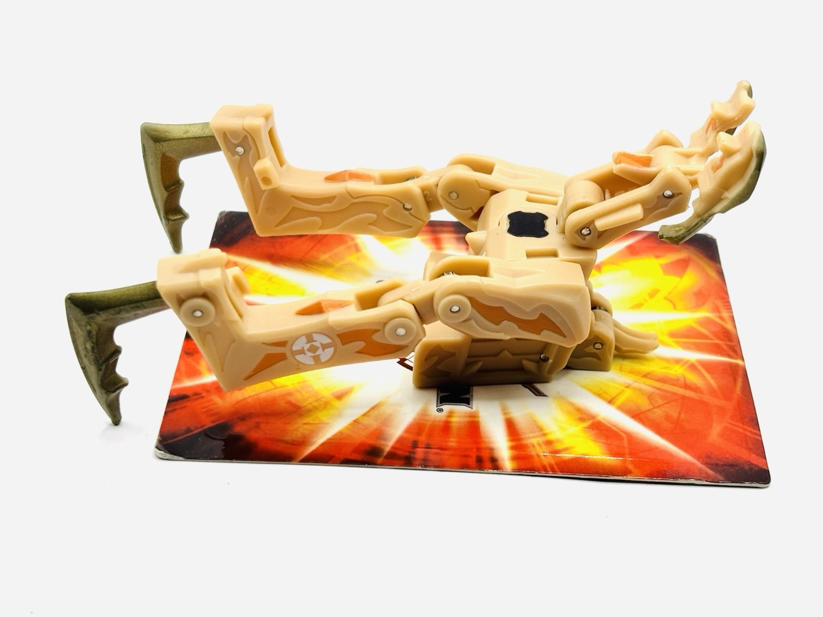 Bakugan Chompixx 80G Tan Subterra Battle Gear Gundalian Invaders Battle Brawlers