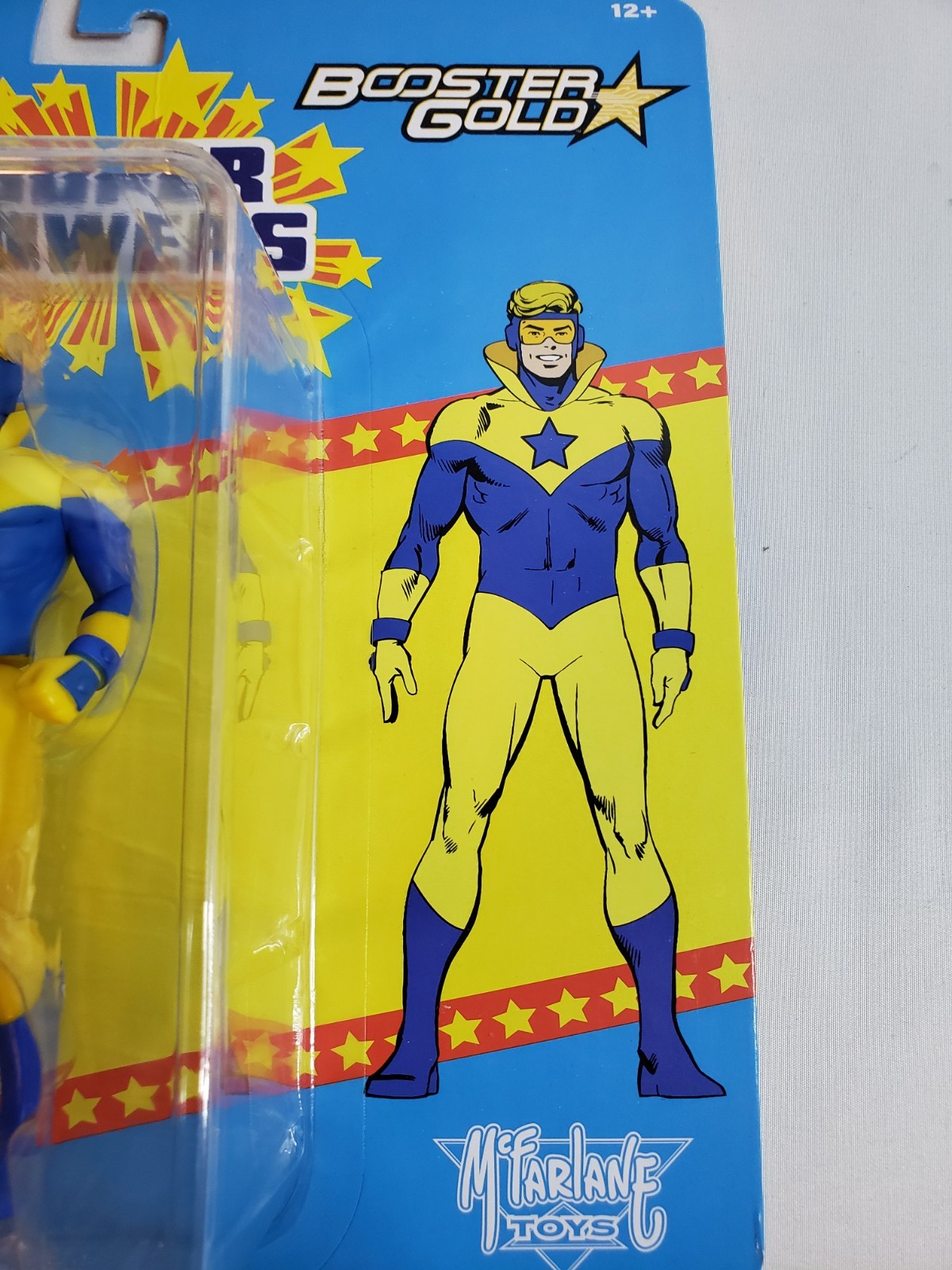 McFarlane Super Powers Booster Gold DC Direct 4.5&Prime; Action Figure New