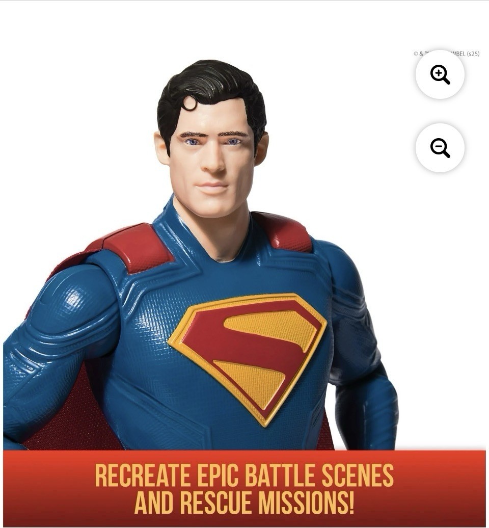 DC Comics SUPERMAN, 12-inch Superhero Action Figure, for Ages 4 and up