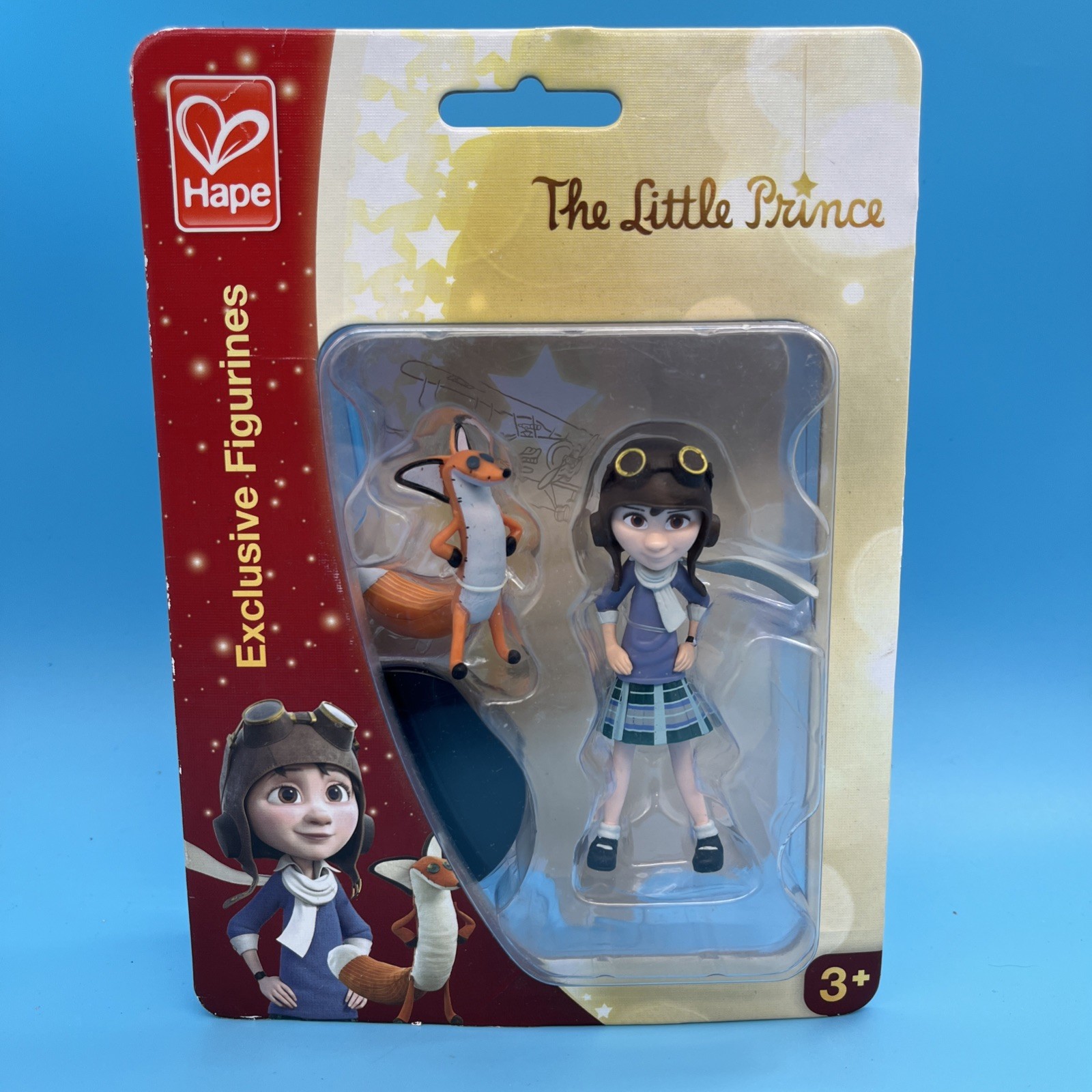 The Little Prince Exclusive Figurines Little Girl & Fox with Stands