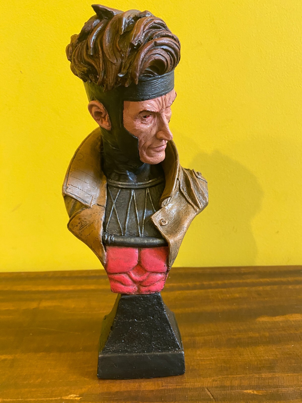 HANDMADE Gambit BUST X-Men Statue Figure Sculpture marvel comic movie gambito !!