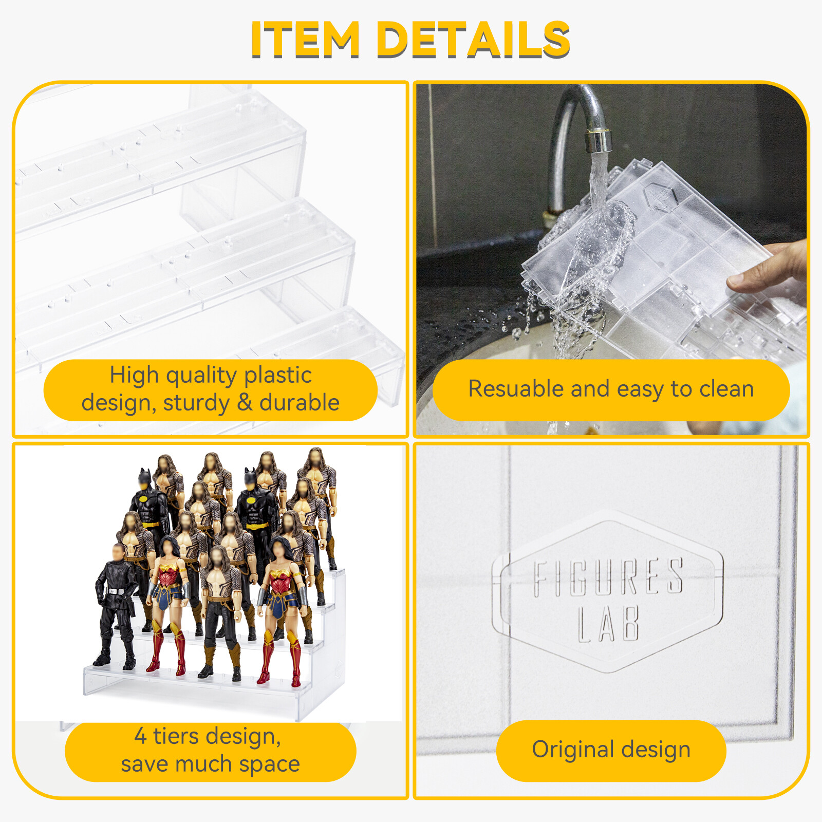 NEW Display Stand BASE Riser For 6 » Gi joe Marvel Legends MOTU DC Figure GIFT C