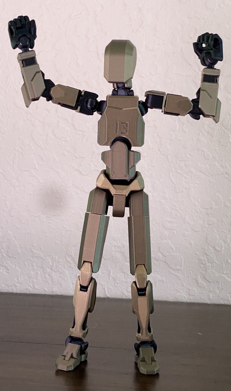 BIG Dummy 13 BRONZE Posable Action Figure Articulated Mannequin – 27 cm