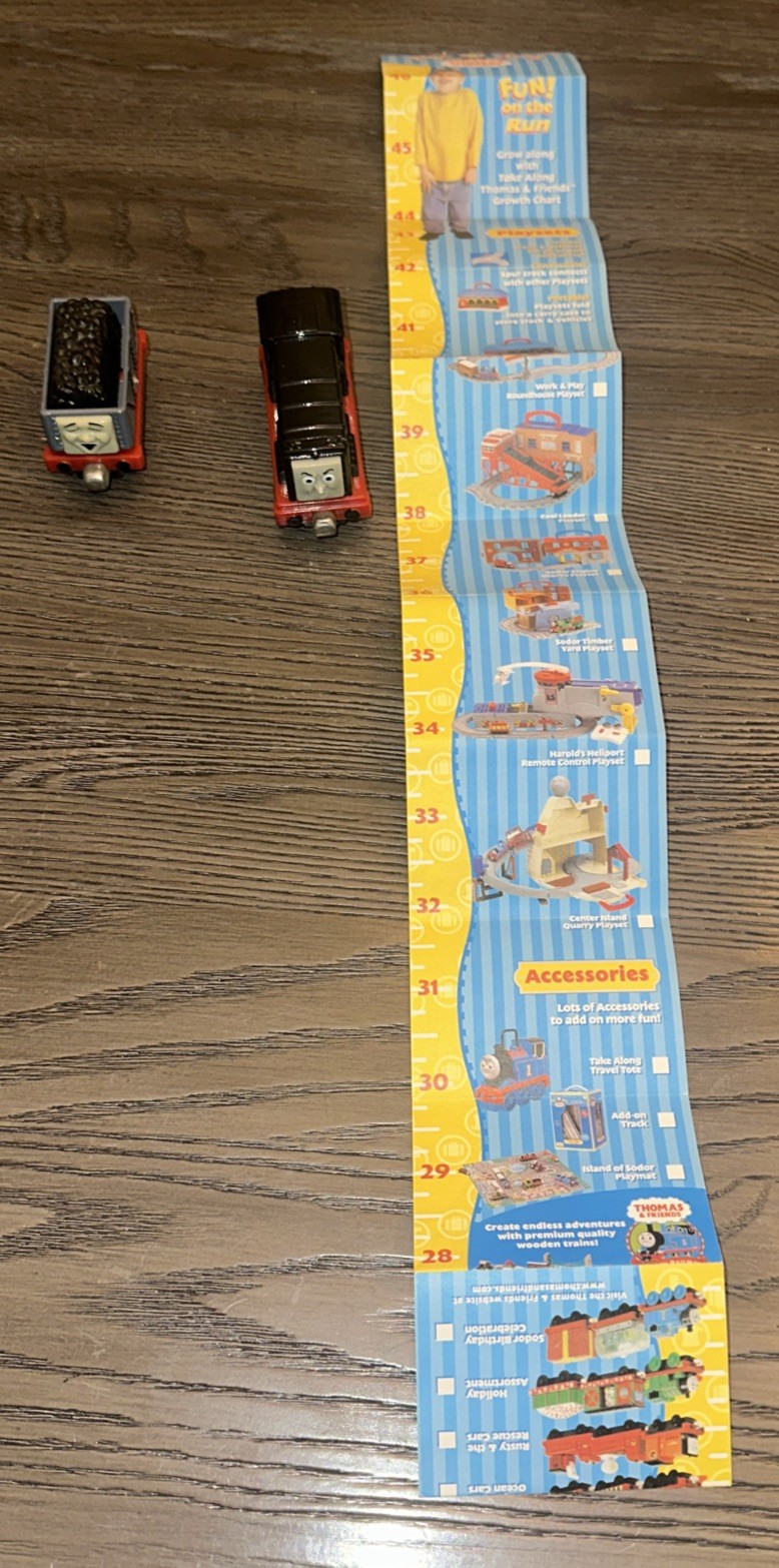 Thomas & Friends Take Along N Play Diecast Diesel & Troublesome Truck Toy Train
