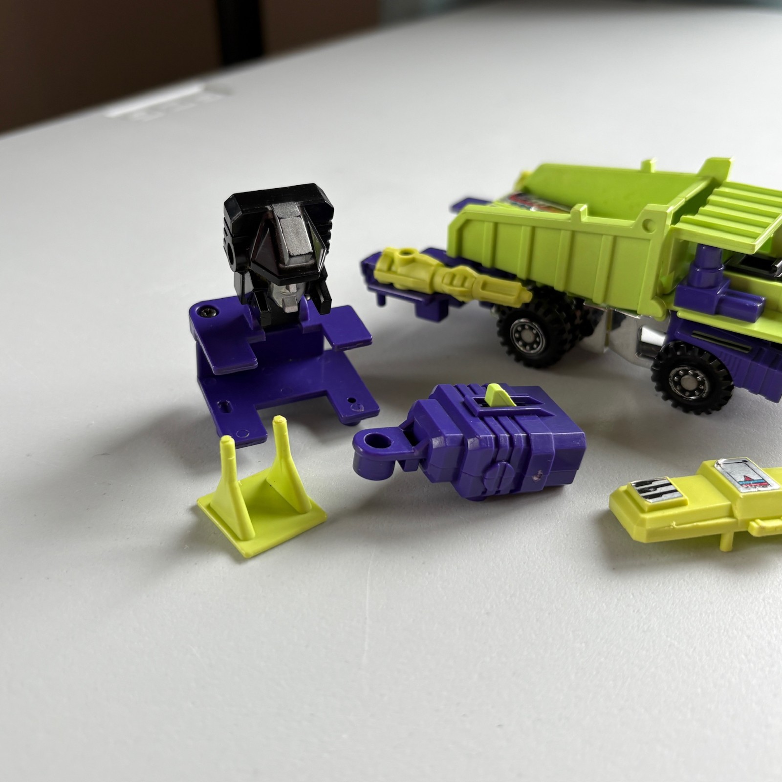 Transformers G1 Long Haul Constructicon Devastator Parts 1985