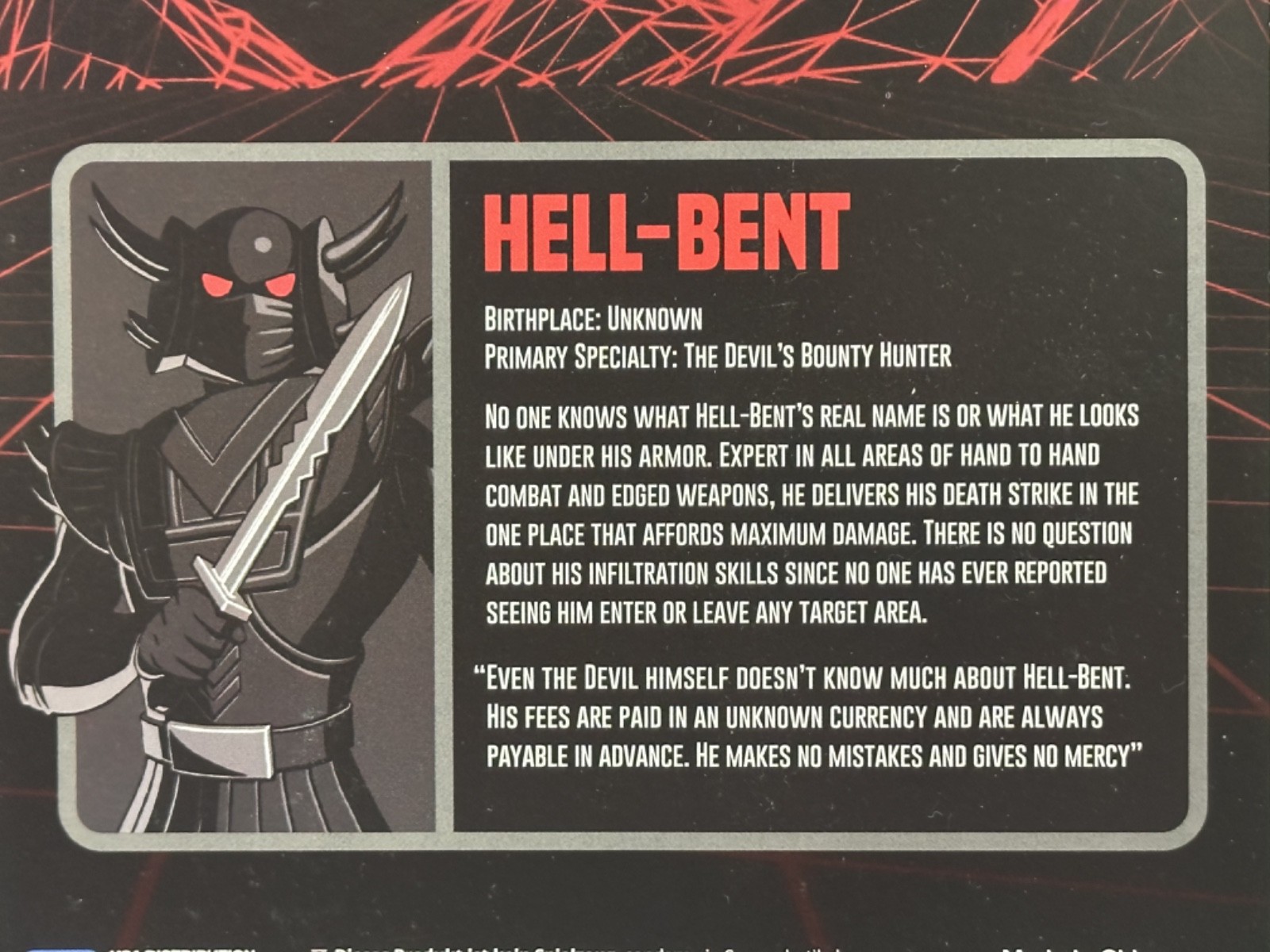 SDCC 2020 EXCLUSIVE Super7 Hell-Bent Shadow Healeymade ReAction Figure NEW MOC