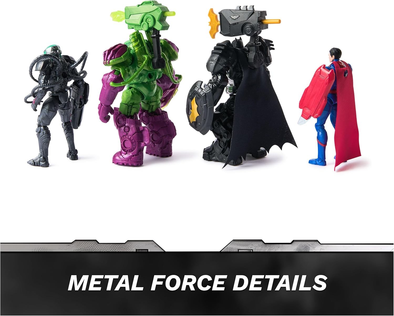 DC Comics, Metal Force Team Up Brainiac and Lex Luthor vs Batman and Superman Se