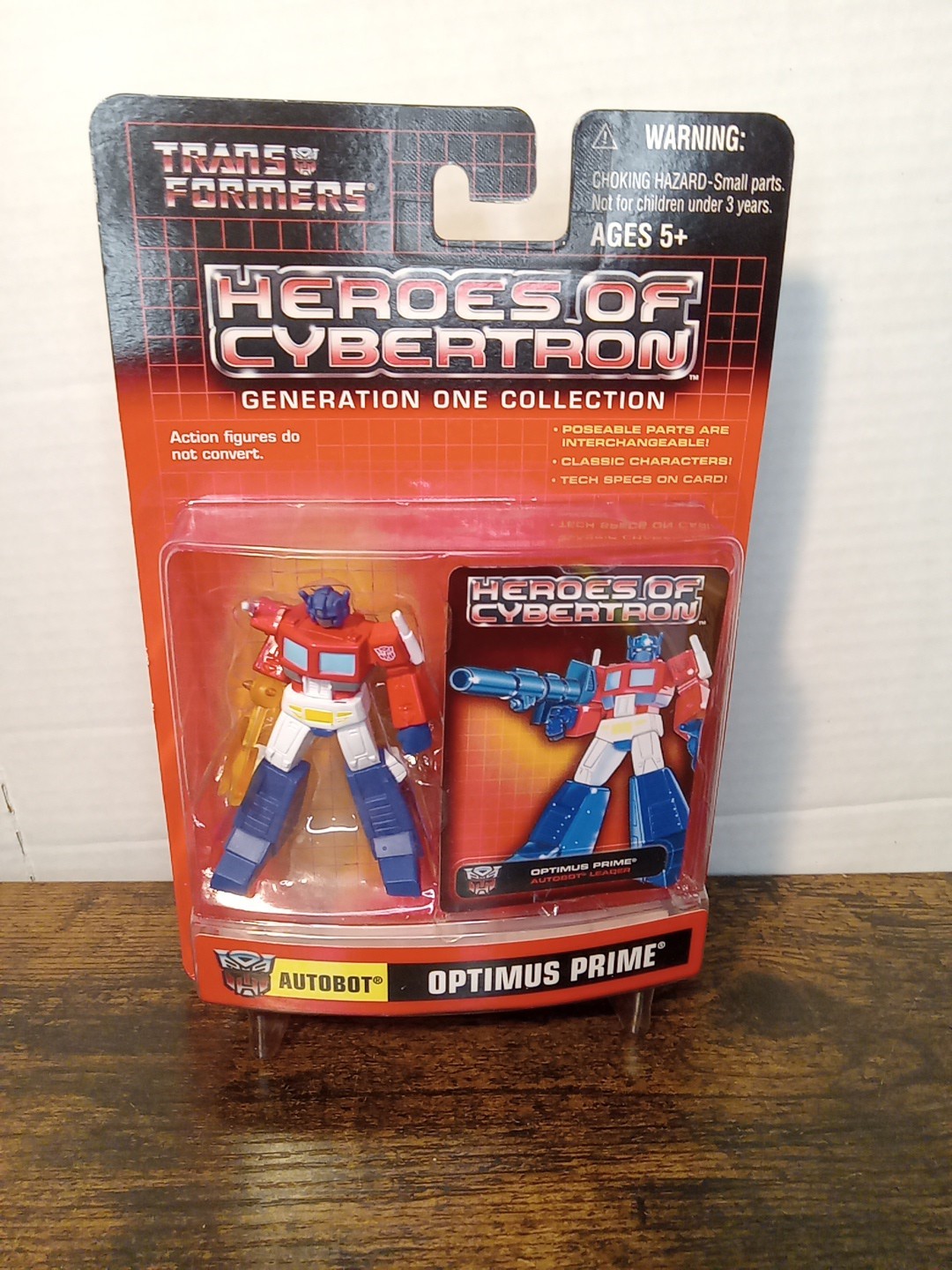 Transformers Heroes of Cybertron Optimus Prime 3.75&Prime; Figure *Generation One 2001