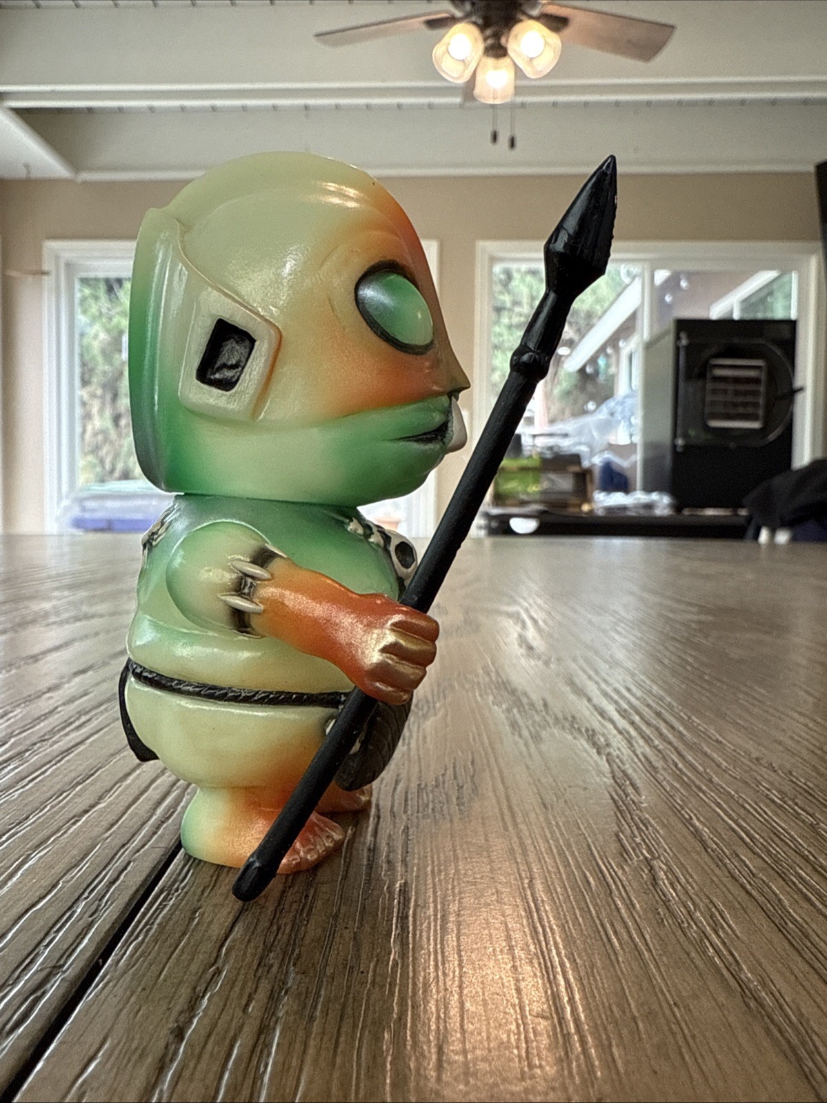 Sofubi Soft Vinyl Atomica Exotica Glowing Head Designer Art Medicom Kaiju Toy