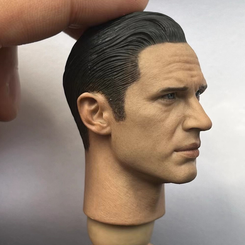 Delicate Painted 1/6 Scale Legend Slicked Tom Hardy Head Sculpt Fit 12&Prime; Figure