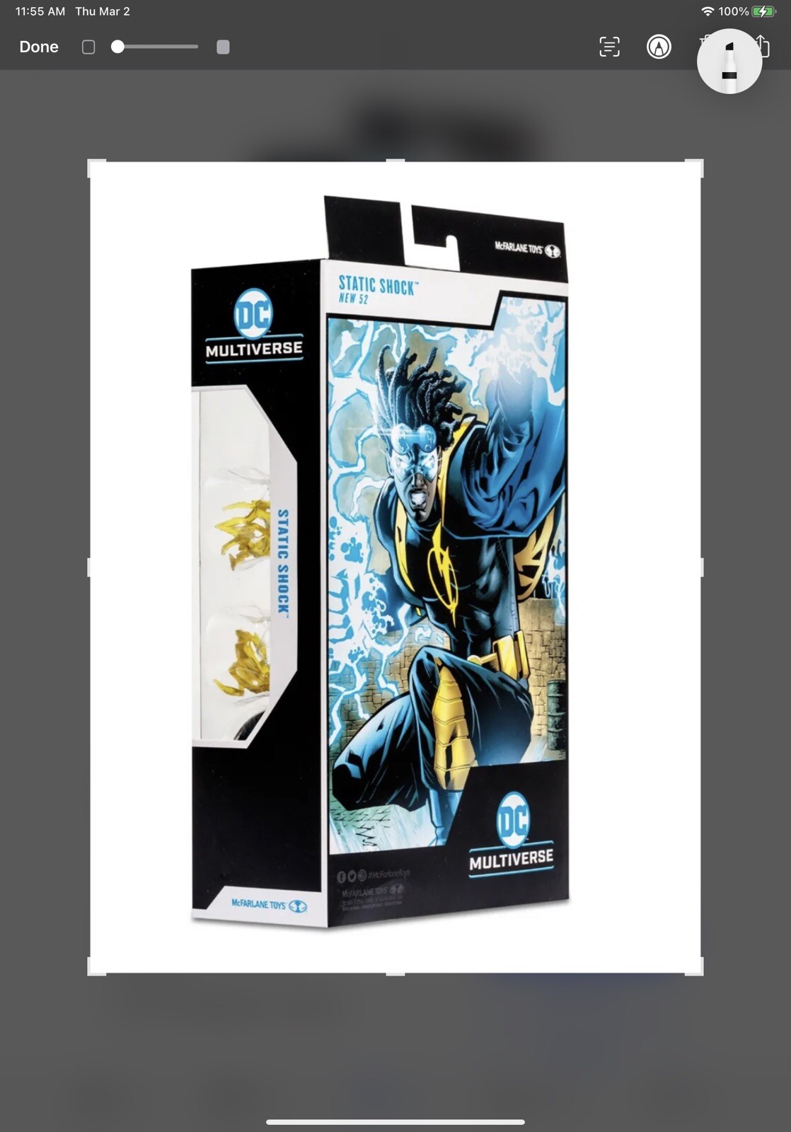 2022 McFarlane DC Multiverse New 52 STATIC SHOCK 7&Prime; Action Figure