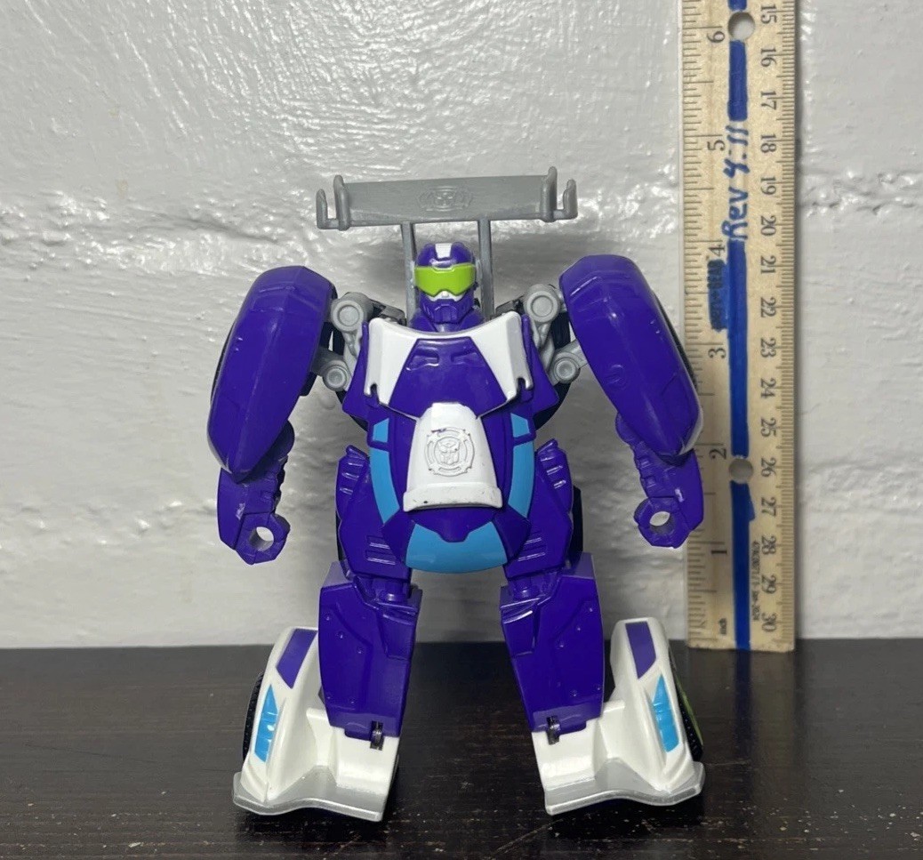 2015 Hasbro Transformers Rescue Bots BLURR Purple Car Figure Playskool